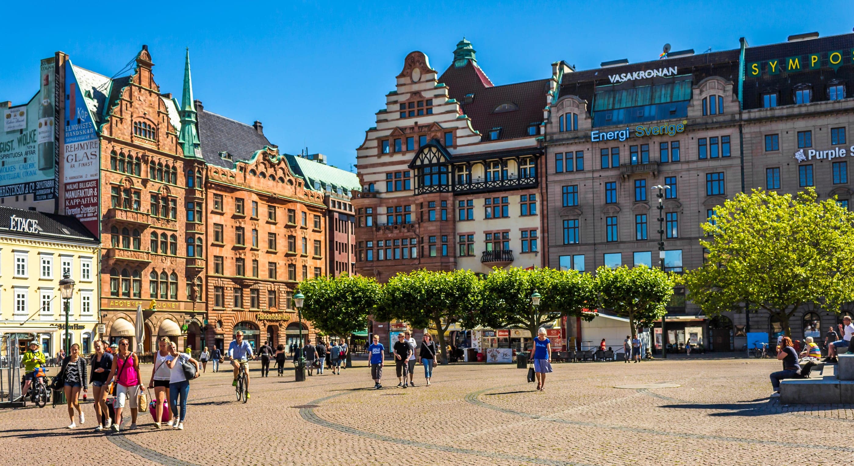 Stortorget, piața mare din centrul Malmöului.