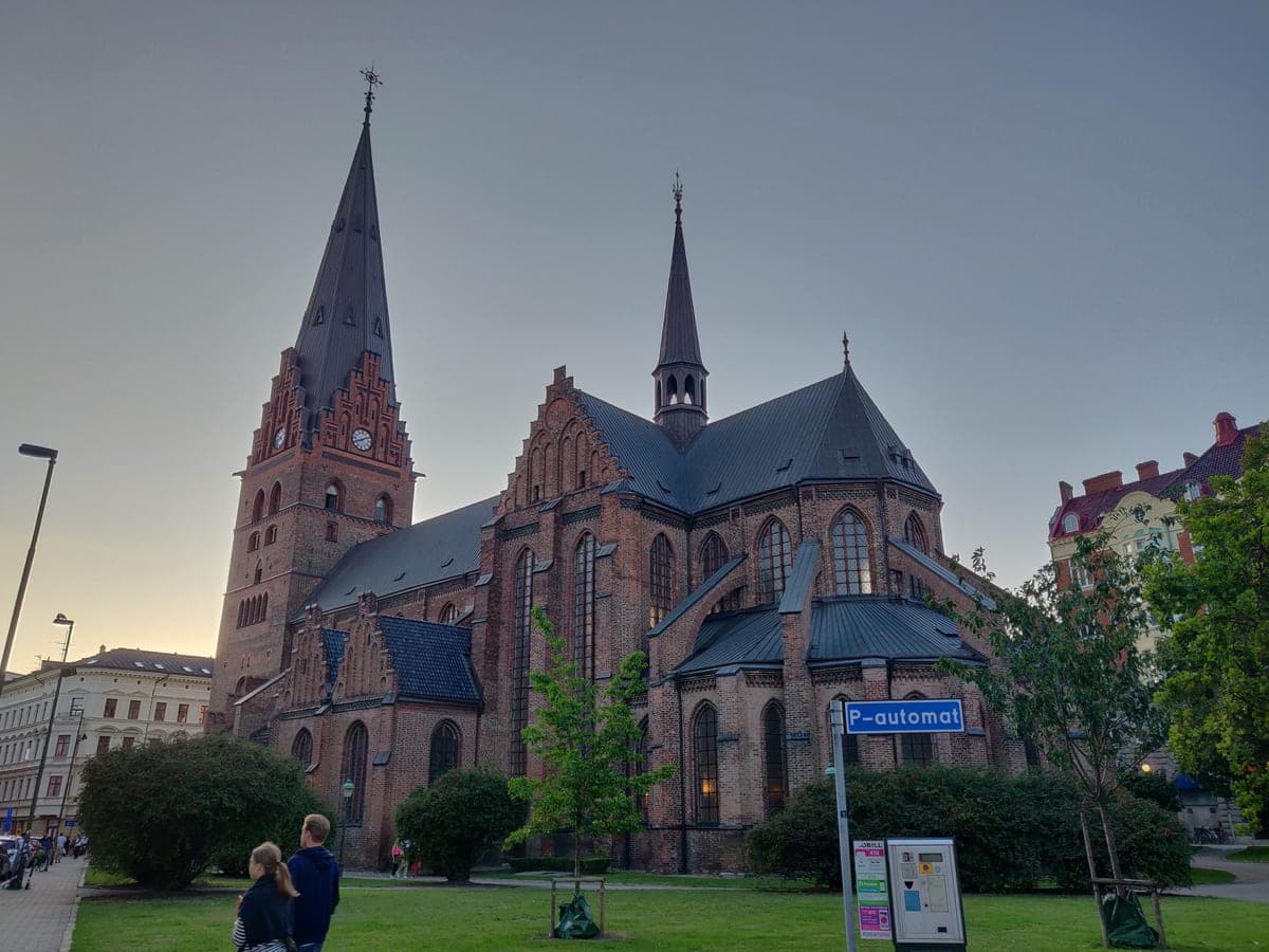 Biserica Sankt Petri din Malmö, văzută dinspre absidă.
